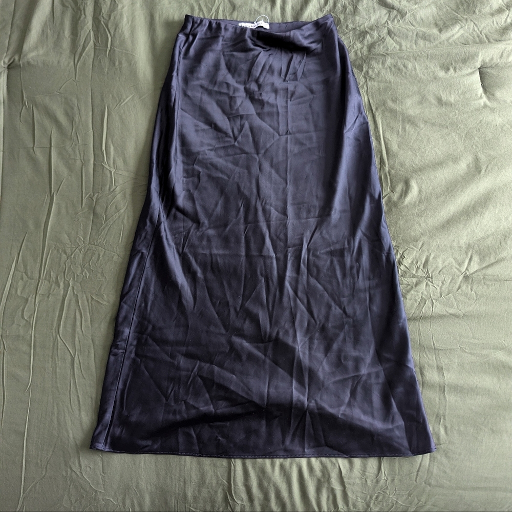 Abercrombie & Fitch Satin Maxi Skirt